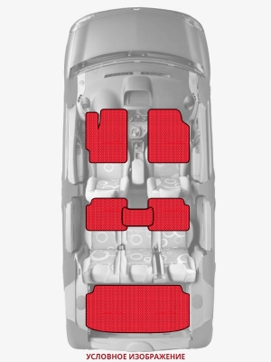ЭВА коврики «Queen Lux» комплект для Citroen C5 Aircross